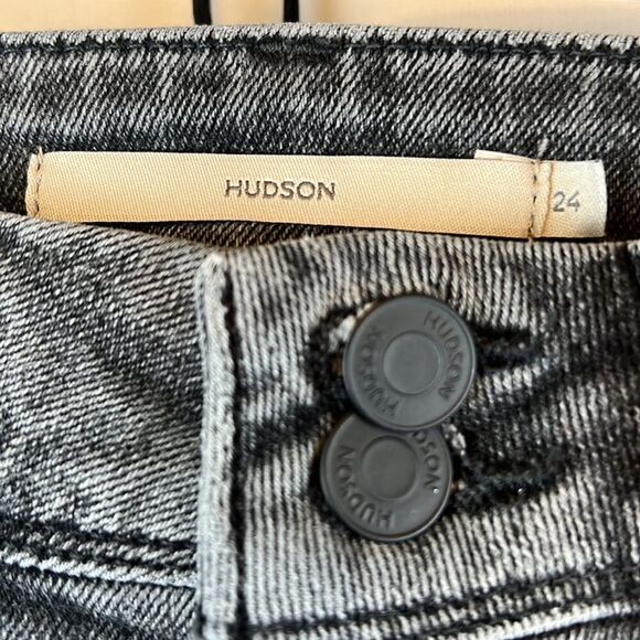 Hudson Jeans Collin Mid-Rise Skinny Jeans- Stone Grey- Size 24- NWT - Picture 5 of 12